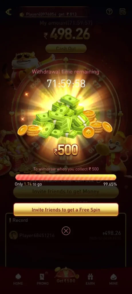777VIP daily login bonus and reward offers up to ₹500